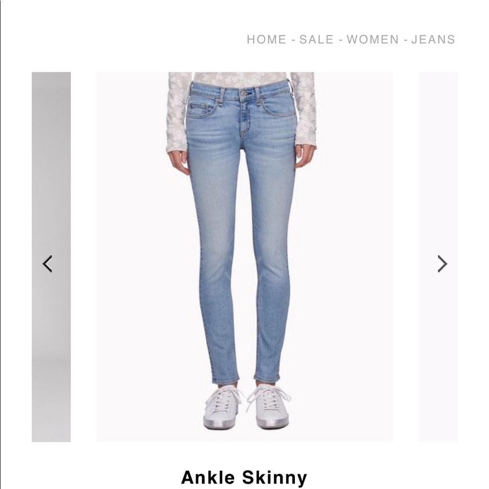 🚫SOLD🚫 [NWT] rag & bone - Nelly Ankle Skinny, 27